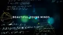 The words "BEAUTIFUL YOUNG MINDS" written in a white font on a black background.