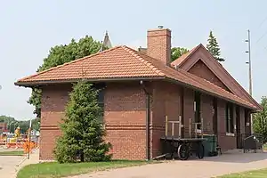 Chicago, Milwaukee & St. Paul Depot, Beaver Dam, Wisconsin (1901)