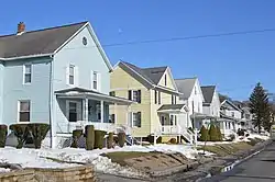 Bedford St. in the historic district