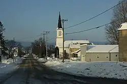 Looking north in Beechwood