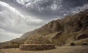 Beehive Tombs in the district of Jebel Hafeet are evidence of human habitation in the area approximately 5,000 years ago