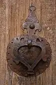 Door knocker in Behnam House, Iran