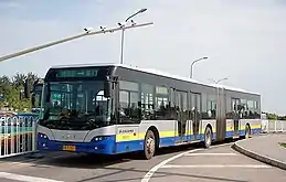 A Youngman-Neoplan JNP6180G bus in Beijing