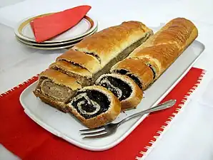 poppy seed and nut roll