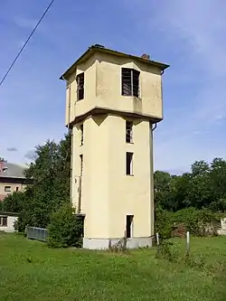 Water house of the railway station in Beleg