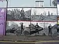 A loyalist mural in Belfast