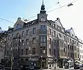 Art Nouveau building from 1899 by Johann Lang in Belgradstraße 24