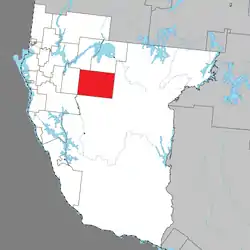 Location within Témiscamingue RCM