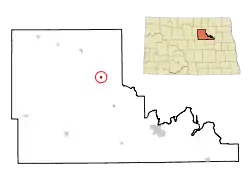 Location of Brinsmade, North Dakota