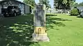 Bentonville Anti-Horse Thief monument.