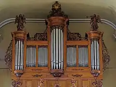 Detail of the organ case