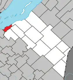 Location within Montmagny RCM.