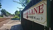 Bescar Lane Railway Station in Lancashire