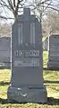 The grave of Bess Houdini in Gate of Heaven Cemetery