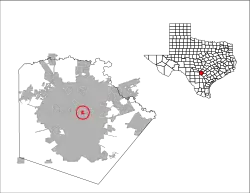 Location of Olmos Park, Texas