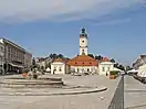 Kościuszko Square with Baroque old town hall