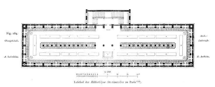 Original reading room plan