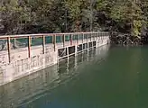 Big Ridge Dam, viewed from the Lake Trail