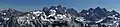 Big Snow Mountain summit panorama showing Summit Chief Mountain, Chimney Rock, and Lemah