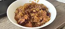 Bigos in bowl