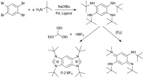 Synthese von BBI-Salzen und Benzochinondiiminen