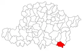 Location in Arad County