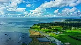 Birds eyeview of Chilika Lake