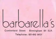 Birmingam Barbarella's logo