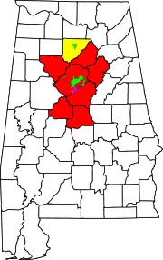 Birmingham–Hoover–Cullman Combined Statistical Area