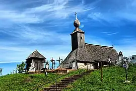 Wooden church in Românești