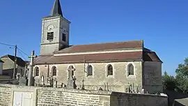 The church in Bissey-la-Côte