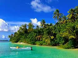 Biyadhoo is famous for its crystal-clear turquoise water.