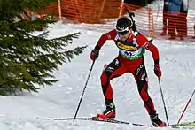 Ole Einar Bjørndalen in Trondheim during the 2009 Biathlon World Cup.