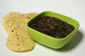 A bean dip from black beans