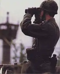 Soldier of the U.S. 11th Armored Cavalry Regiment on duty in the Fulda Gap during the Cold War.