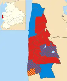 2011 results map