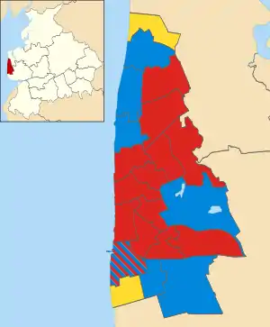 2003 results map