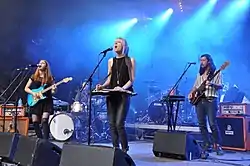 Larkin Poe performing at Blacksheep Festival in 2014