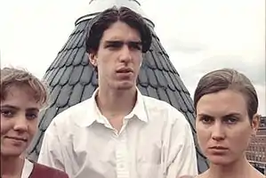 Blake Babies, c. 1990. From left: Freda Love, John Strohm, Juliana Hatfield