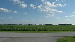 Fields in central Blanchard Township