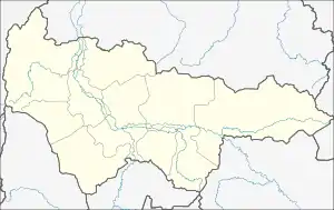 Zelenoborsk is located in Khanty–Mansi Autonomous Okrug