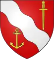 Coat of arms of the De Laet family, granted on 30 November 2004.