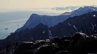 View of the Blosseville Coast