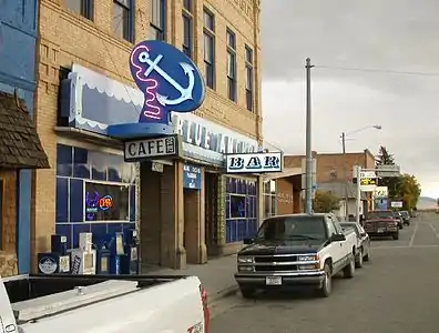 Blue Anchor Cafe, Main Street, Twin Bridges, MT