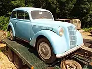 Opel Kadett "Limousine" 11234, with the 1937 front. The grille was restyled for 1938.