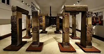 Bodh Gaya original railings, Indian Museum, Calcutta.