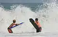 Bodyboarding at Salema beach 2006