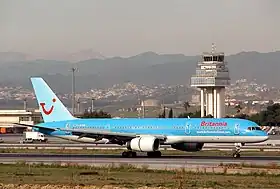 A Britannia 757-200 in the pre-rebrand livery.