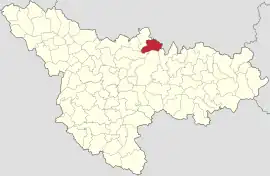 Location in Timiș County