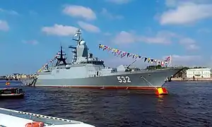 Russian corvette Boikiy.